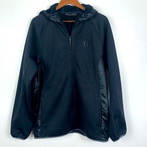 Under Armour Storm Swacket Jacket Hoodie Full Zip Cold Gear Large